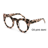Monture de lunettes optiques classiques de haute qualité, unisexe, légère, en acétate, à monture complète