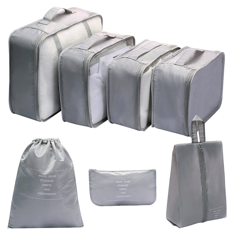 Conjunto gris de 7 piezas.