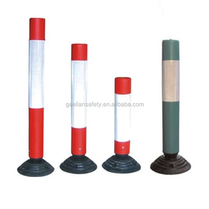 Rebote Spring <span class=keywords><strong>Post</strong></span> Bollard Advertencia Reflector flexible Delineador de tráfico - Product Image 3