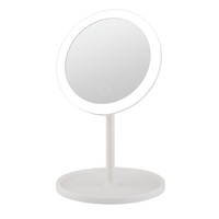 Vente directe d'usine Miroir de maquillage éclairé par LED Miroir de table cosmétique portable avec rangement