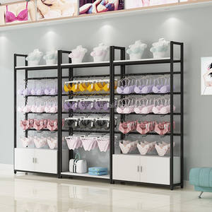 ชั้นวางชุดชั้นในโลหะสำหรับร้านขายชุดชั้นใน ออกแบบร้านขายชุดชั้นใน ชั้นวางโชว์ชุดชั้นในสำหรับร้านขายชุดชั้นในสตรี - Product Image 4