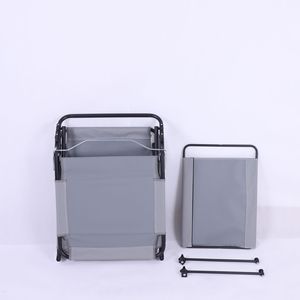 Lit <span class=keywords><strong>de</strong></span> camp <span class=keywords><strong>pliant</strong></span> portable pour camping et plage avec trous pour les bras en position ventrale - Mobilier d'extérieur léger avec auvent - Chaise longue <span class=keywords><strong>pas</strong></span> chère - Product Image 3