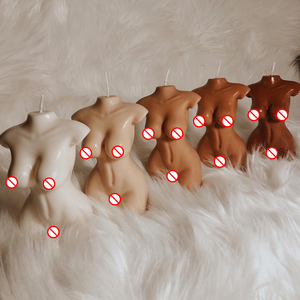 Özel etiket aromaterapi kokulu çıplak kadın Torso çıplak kadın vücut şekilli mumlar - Product Image 3