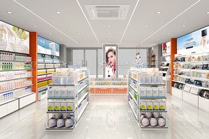 11-YXiS005 Présentoir de Comptoir Cosmétique, Mobilier de Magasin de Maquillage, Conception Économique pour Magasin de Cosmétiques et Aménagement de Boutique de Détail - Product Image 2