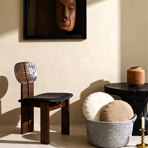 Chaise de salle à <span class=keywords><strong>manger</strong></span> moderne de luxe en bois massif avec dossier |   Meubles confortables pour salle à <span class=keywords><strong>manger</strong></span> et salon - Product Image 3