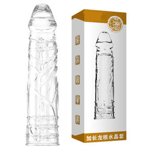 Hot-Selling Transparent Crystal Thorn Ring Große Partikel Sexspielzeug Adult Kondom - Product Image 3