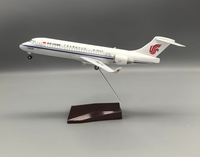 Modèle d'avion en résine B747 China Airlines de 37 cm avec éclairage LED, échelle 1/200, réplique d'avion, décoration de bureau, cadeau de collection