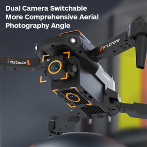 โดรนขนาดเล็กพับได้แบบพกพา P7พร้อมกล้อง4K RC รีโมทคอนโทรลคอร์ดคอบเตอร์เฮลิคอปเตอร์พลาสติกของเล่นควบคุมระยะไกลสำหรับเด็กและผู้ใหญ่ - Product Image 4