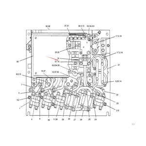 Diodos para Montacargas Doosan Daewoo BC20S BC25S BC30S, Rectificador de Orificio Pasante, Pieza Original del Fabricante 91013995 - Product Image 3
