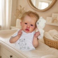 20 Zoll Lebensechte Reborn-Babypuppe aus Weichem Vinyl Realistische Neugeborenen-Puppe Spielzeug für Kinder Geschenk Großhandel Individuell Anpassbar
