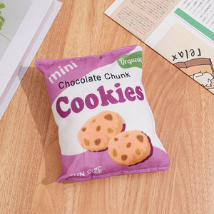 Jouets en peluche couineurs pour chiens, série chips, jouets à mâcher durables et doux pour animaux de compagnie, petite taille, design mignon, utilisation manuelle - Product Image 4