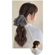 Accesorios de peinado parcial para mujer Pin de cinta a cuadros Pinza separada Pincetail - Product Image 1