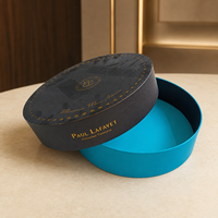 Boîte Cadeau Ronde Rigide en Carton de Luxe en Gros avec Logo Personnalisé pour Emballage de Chocolats et de Bonbons