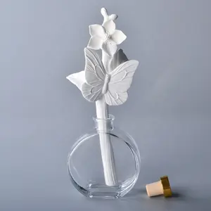 Synwish Custom Flower Essential Oil Aroma Diffuser Ceramic Flower for Modern Home Decoration