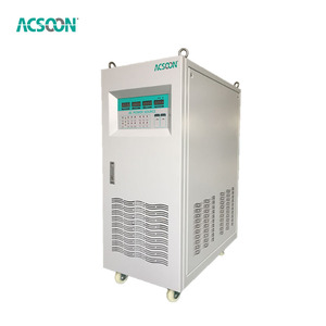 Acsoon Trifásico <span class=keywords><strong>a</strong></span> Trifásico 30kVA Fuente <span class=keywords><strong>de</strong></span> alimentación ajustable 400Hz <span class=keywords><strong>Convertidor</strong></span> <span class=keywords><strong>de</strong></span> frecuencia estática sólida - Product Image 1