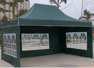 Carpa Plegable con Paredes Laterales de Aluminio 6x6, Impermeable/Carpa Desplegable 10x10 para Jardín, Carpas de Jardín - Product Image 2