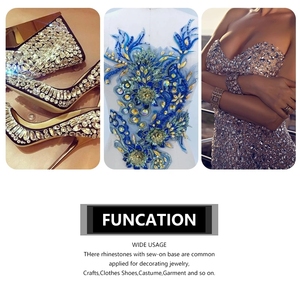 700 pz/scatola 2 fori per cucire Strass in acrilico Strass perline di diamanti a molte forme di Strass in resina con retro piatto per decorazioni - Product Image 6