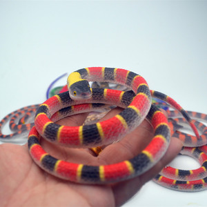 High Quality TPR Material Magic Soft Snake Toys Novelty &amp; <strong>Gag</strong> Toys Rubber Snake Custom <strong>Logo</strong> Factory Wholesale for Kids - Product Image 5