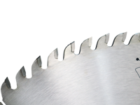 Lame de scie circulaire TCG soudée au laser diamantée pour scie à table, idéale pour la découpe de profilés en aluminium