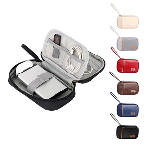 Organisateur de câbles portable en polyester, étui de chargement pour smartphones, banques d'alimentation, pochette pour écouteurs numériques - Multi-usages - Product Image 1