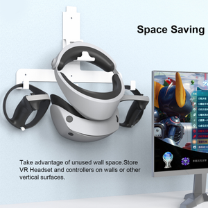 Para PS <span class=keywords><strong>VR2</strong></span> casco <span class=keywords><strong>gafas</strong></span> auricular controlador Control remoto montaje en pared soporte de almacenamiento para controlador <span class=keywords><strong>PS5</strong></span> soporte de suspensión - Product Image 3