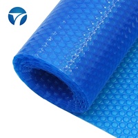 Couverture de piscine solaire en plastique dur de 600 microns Couverture de piscine économe en énergie avec fonctions de protection solaire