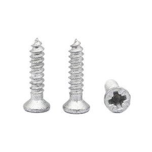 Tornillo autorroscante de doble cabeza con ranura cruzada y cabeza avellanada de acero inoxidable 304, tornillo autorroscante de madera de doble cabeza con dientes, tornillo plano negro - Product Image 2