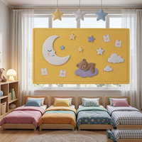 Nouvelle Arrivée Tableau d'affichage mural en feutre sans cadre avec chevilles pour chambre d'enfant