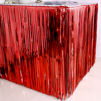 Nappe en plastique imprimée moderne à effet brillant pour les fêtes et les danses de remise des diplômes Style transparent pour les hôtels