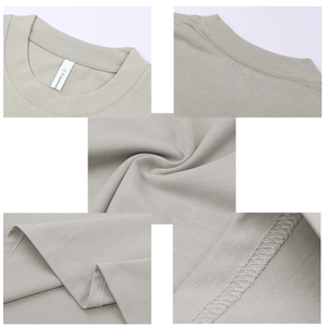 T-shirt Homme 100% Coton Peigné Grande Taille 300g Grammage Lourd Personnalisable Logo Imprimé Uni Design Vierge - Product Image 6
