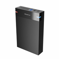 Custodia per disco rigido con alimentatore 12V/2A 16TB HDD custodia da 3.5 pollici USB 3.0 SATA III custodia per Hard Disk