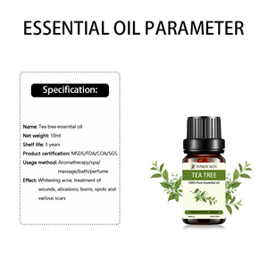 <span class=keywords><strong>Huile</strong></span> <span class=keywords><strong>essentielle</strong></span> d'arbre à thé 100% pure biologique pressée à froid <span class=keywords><strong>de</strong></span> qualité cosmétique, prix <span class=keywords><strong>de</strong></span> gros du fabricant, pour tous les types <span class=keywords><strong>de</strong></span> peau, Puro - Product Image 3