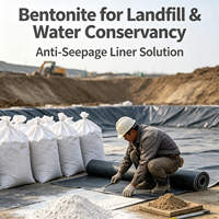 Bentonite de Calcium Blanche en Poudre Grade 2 – Bentonite Anti-agglomérante Économique pour la Construction, la Fonderie, les Engrais et les Eaux Usées