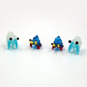 Mooie Gemengde Miniatuur Kleine Murano Lampwork Animal Slak Beeldje - Product Image 2