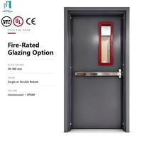 Porte en acier ignifugée fabriquée en Chine, panneau anti-déformation pour projet de rénovation de la sécurité incendie intérieure des hôpitaux
