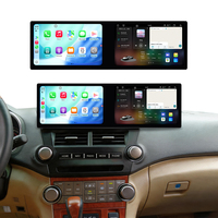 Foforfor Pantalla Táctil Dual de 10.1 Pulgadas para Toyota Highlander 2009-2014, Radio Estéreo para Auto Android 15, Reproductor Multimedia de Video, GPS, Navegador