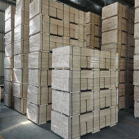 Cœur de porte en bois lamellé-collé en peuplier anti-déformation pour usine de portes en bois