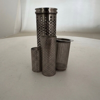 Panier cylindrique en maille métallique perforée SS316 professionnel, personnalisé, OEM, économique, avec cadre