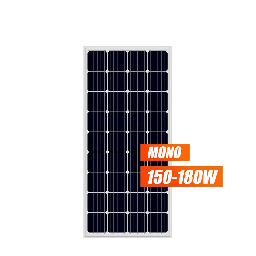 좋은 가격을 % s 가진 고품질 태양 전지판 150w 160w 170w 180w monocrystalline 12v 태양 전지판