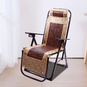 Fauteuil inclinable pliable <span class=keywords><strong>pour</strong></span> balcon extérieur et usage domestique Confort des personnes âgées <span class=keywords><strong>Bain</strong></span> <span class=keywords><strong>de</strong></span> <span class=keywords><strong>soleil</strong></span> Dossier noir - Product Image 6
