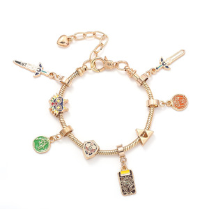 Bracelet à breloques DIY avec logo de jeu <span class=keywords><strong>The</strong></span> <span class=keywords><strong>Legend</strong></span> <span class=keywords><strong>of</strong></span> <span class=keywords><strong>Zelda</strong></span>, nouveau style - Product Image 1