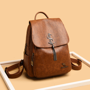 Zaino Moda in Pelle PU per <span class=keywords><strong>Donna</strong></span>, Design Vintage di Grande Capacità, Nuova Collezione 2023 - Product Image 5