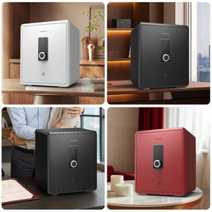 Coffre-fort pour argent, coffre-fort électronique à empreintes digitales pour hôtel, coffre-fort antivol en acier massif pour la maison, coffre-fort pour argent pour hôtel - Product Image 4
