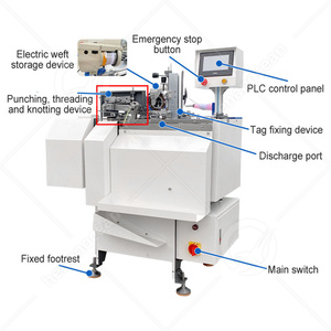 Máquina Automática OCEAN para Colgar Etiquetas con Cordón Elástico y Nudo - Product Image 3