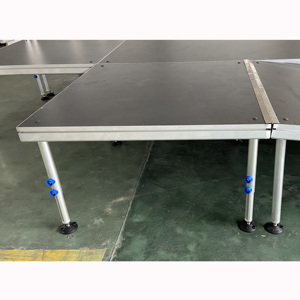 Height adjustable stage aluminum portable stage system for theater - Product Image 1