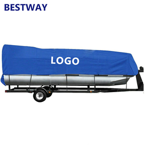 Housse de bateau en forme de V Bestway de haute qualité, imperméable 600D, protection UV, avec couleur et logo personnalisables - Product Image 2