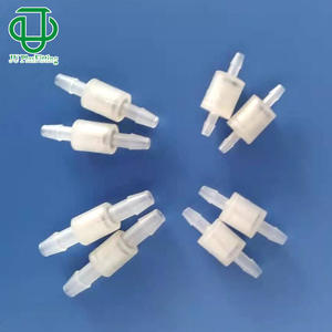 Válvula de Retención de Plástico PP JU Plas Fitting, Estructura de Doble Lóbulo de 10 mm, Válvula Unidireccional para Medios Ácidos y Básicos Débiles - Product Image 1