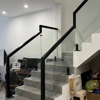 Support de fixation en acier inoxydable 304 pour main courante d'escalier, fixation de verre pour balcon, piscine et fenêtre en baie, finition brillante, montage au sol