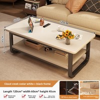 Table basse luxueuse et multifonctionnelle pour le salon |   Table basse rectangulaire minimaliste moderne pour la maison