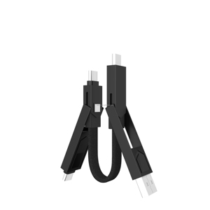 60W <span class=keywords><strong>4</strong></span>-in-1 <span class=keywords><strong>USB</strong></span> C để đa sạc cáp với Màn hình kép sạc nhanh cáp - Product Image 6